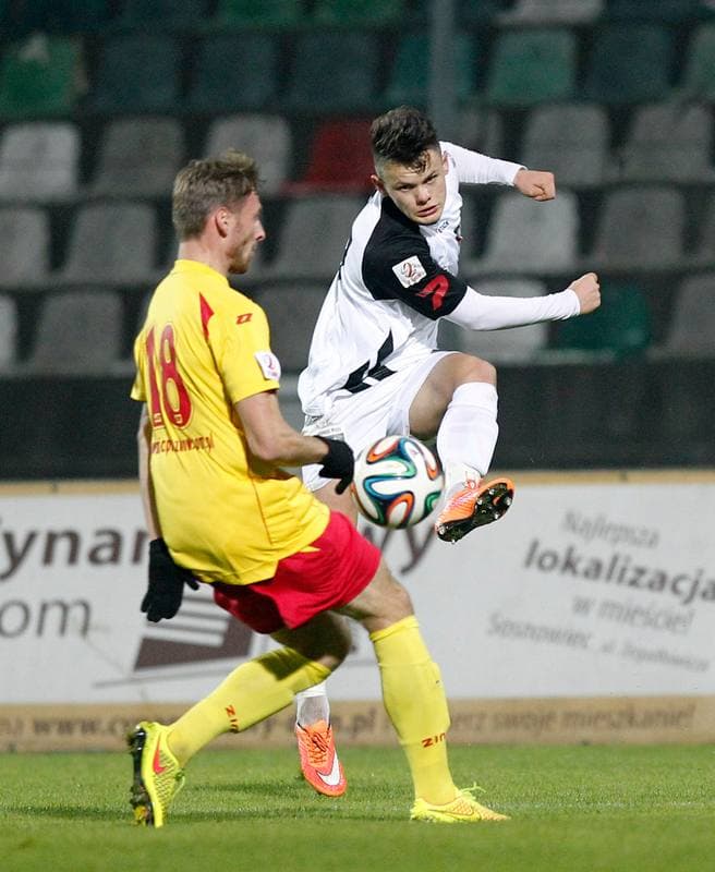 Football. II Liga. Zaglebie Sosnowiec - Znisz Pruszkow. 30.10.2014