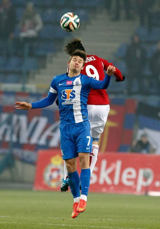 Football. T-Mobile Ekstraklasa. Wisla Krakow - Lech Poznan. 07.12.2014