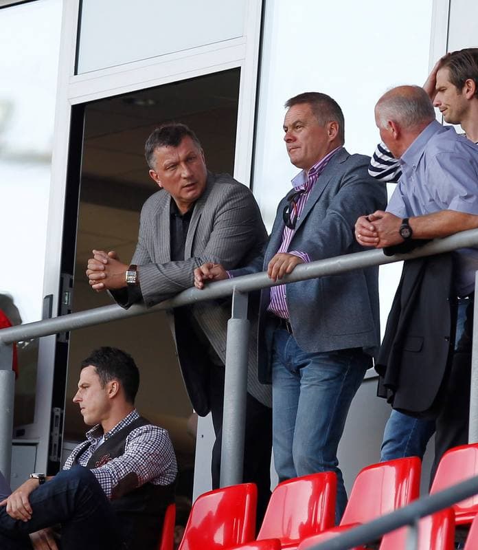 Football. Benefis Jaroslawa Kaszowskiego. Piast Gliwice - Ruch Chorzow. 12.10.2014