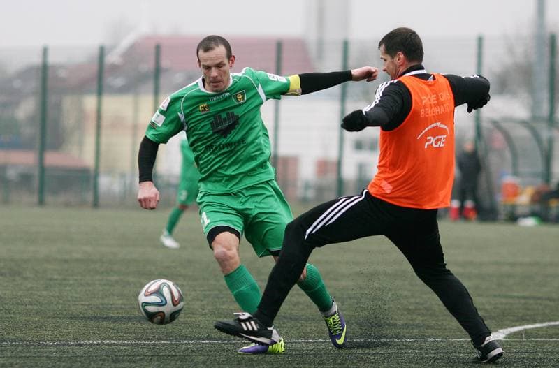 Football. Friendly Match. GKS Belchatow - GKS Katowice. 21.02.2015