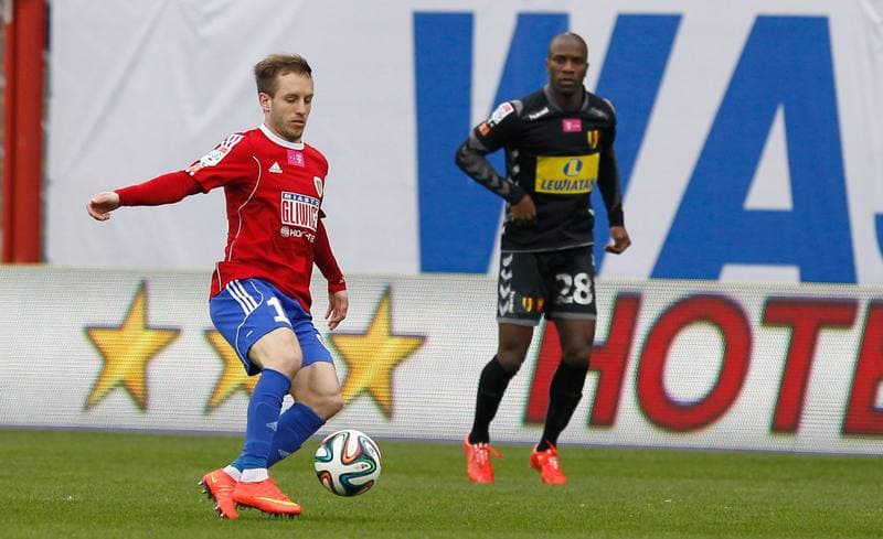 Football. T-Mobile Ekstraklasa. Piast Gliwice - Korona Kielce. 22.03.2015