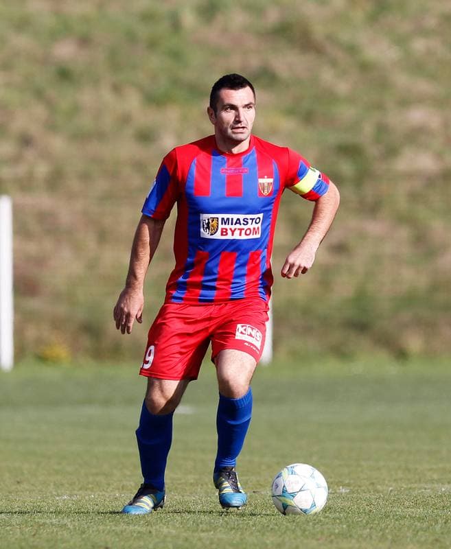Football. III Liga Slaskopolska. Szombierki Bytom - Polonia Bytom. 25.10.2014