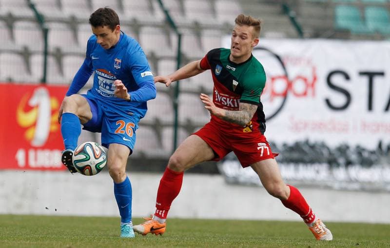Football. I Liga. GKS Tychy - Termalica Bruk-Bet Nieciecza. 28.03.2015