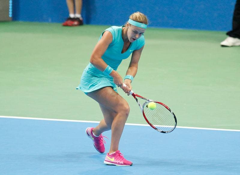 Tennis. Katowice Open 2015. Camila Giorgi - Magda Linette. 08.04.2015
