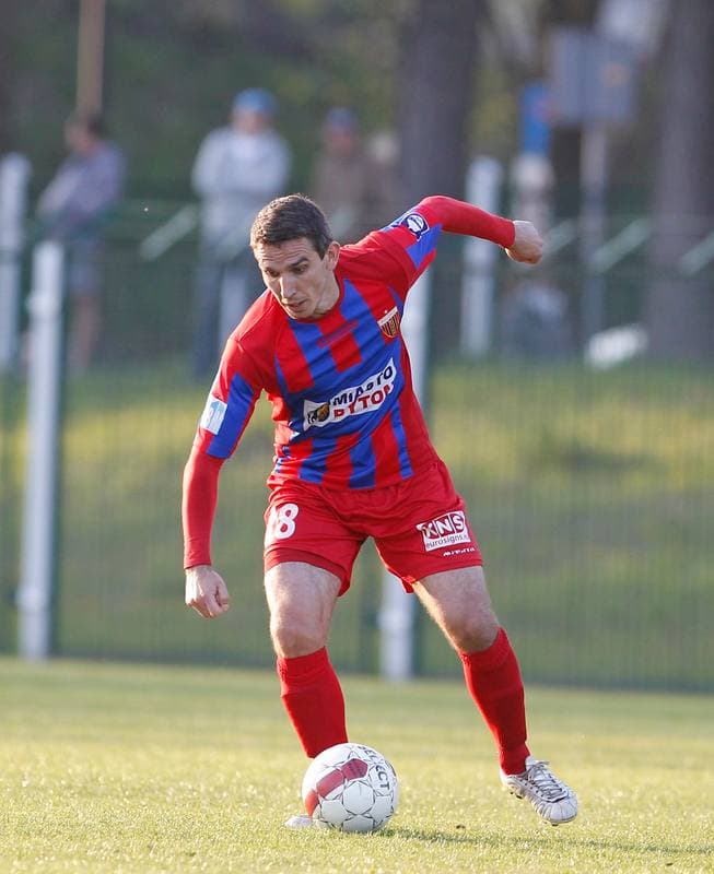 Football. III Liga Opolsko Slaska. Grunwald Ruda Slaska - Polonia Bytom. 29.04.2015