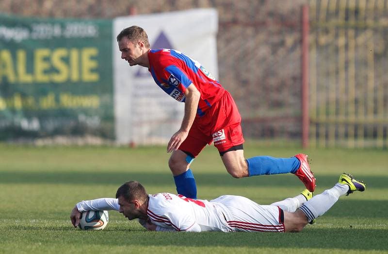 Football. III Liga Opolsko Slaska. Polonia Bytom - Ruch Zdzieszowice. 15.11.2014