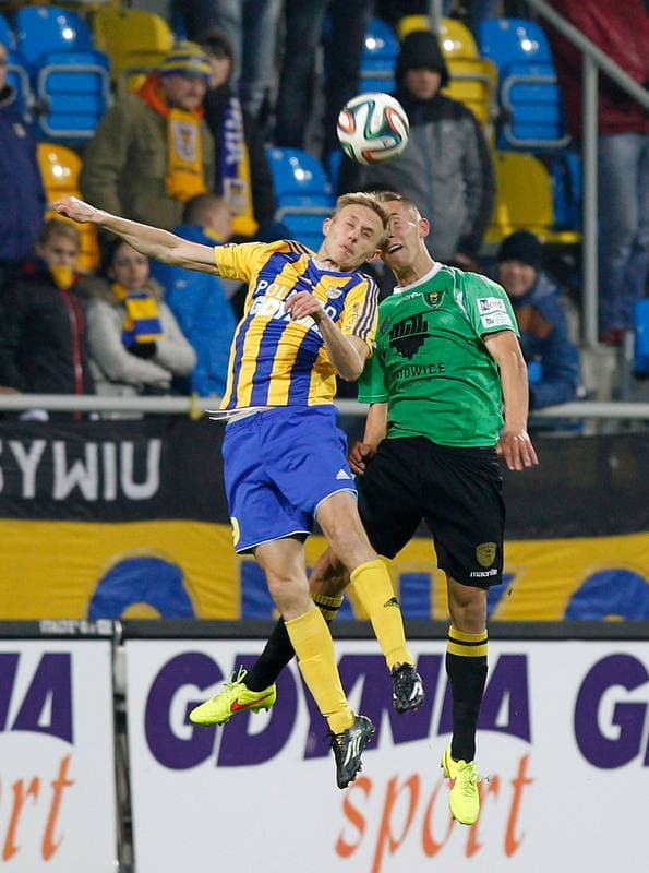 Football. I Liga. Arka Gdynia - GKS Katowice. 16.11.2014