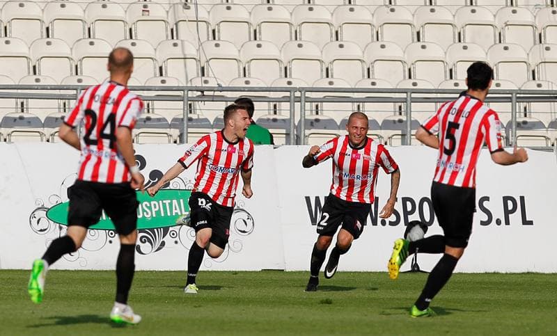 Football. T-Mobile Ekstraklasa. Cracovia Krakow - GKS Belchatow. 10.05.2015