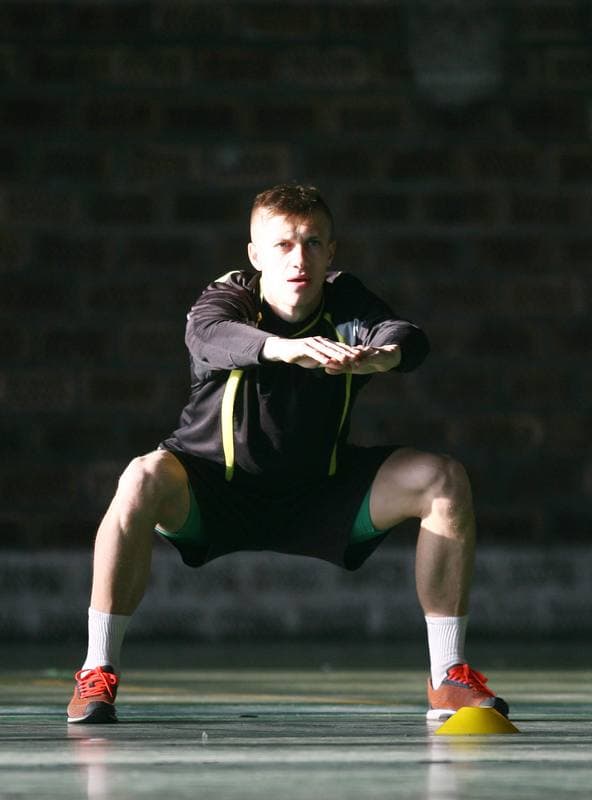 Football. GKS Katowice. Training. 19.01.2015