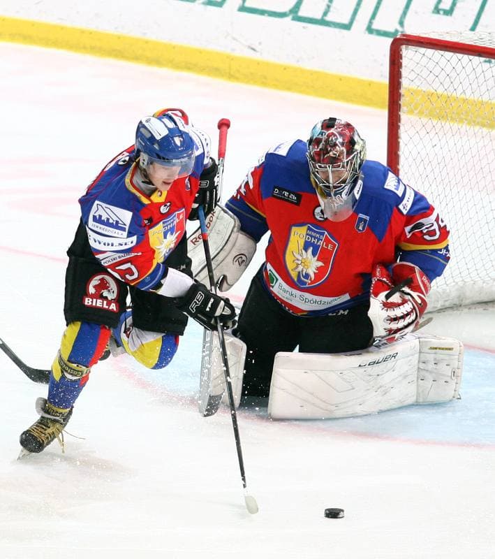Ice Hockey. Tauron Hokej Liga. HC GKS Katowice - Podhale Nowy Targ. 04.01.2015