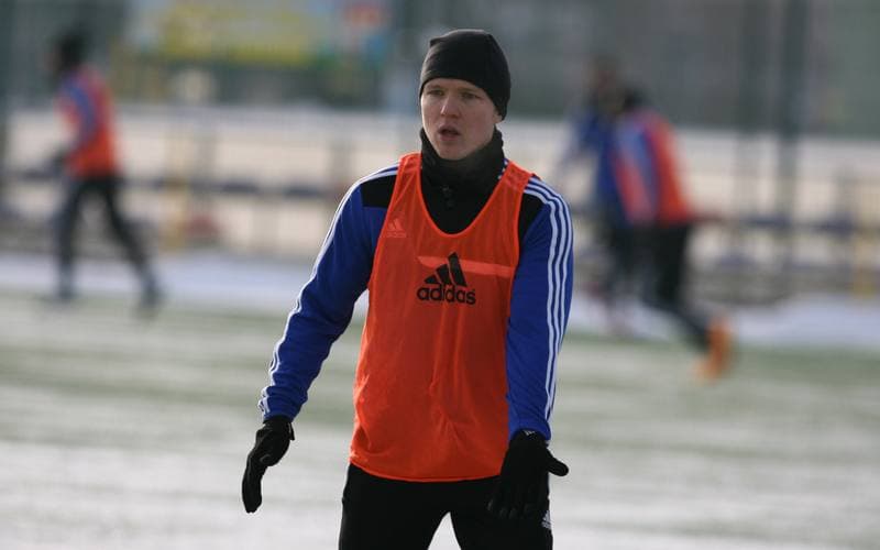 Football. Piast Gliwice. Training. 08.01.2015