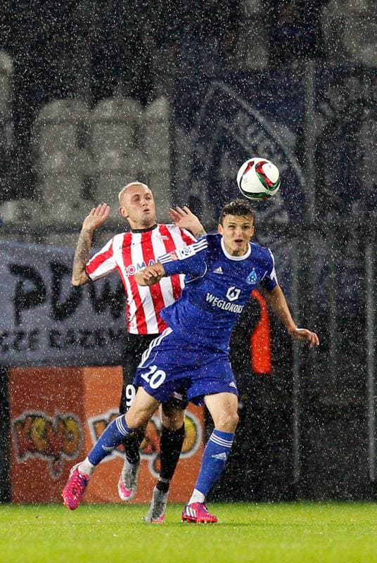 Football. T-Mobile Ekstraklasa. Cracovia Krakow - Ruch Chorzow. 02.06.2015