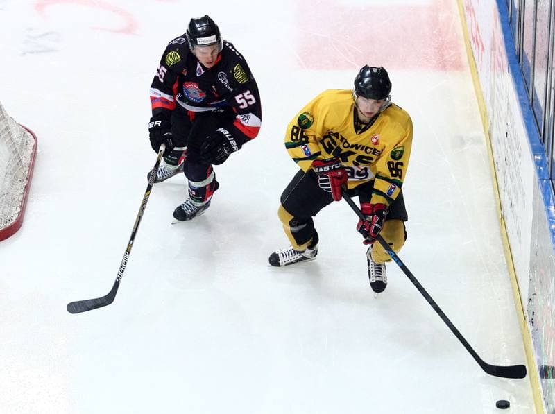 Ice Hockey. Polska Hokej Liga. HC GKS Katowice - Ciarko KH Sanok. 09.01.2015