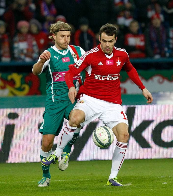 Football. T-Mobile Ekstraklasa. Wisla Krakow - Slask Wroclaw. 29.11.2013