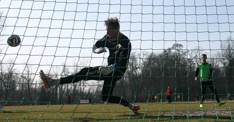 Football. GKS Katowice. Training. 19.01.2015