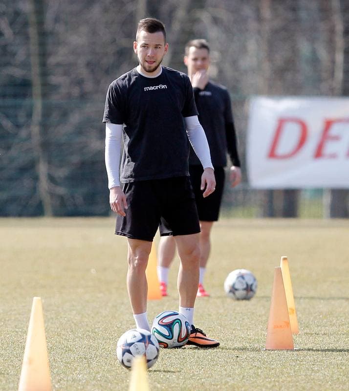 Football. GKS Katowice. Training. 19.01.2015