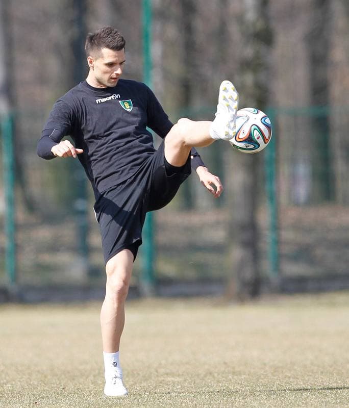 Football. GKS Katowice. Training. 19.01.2015
