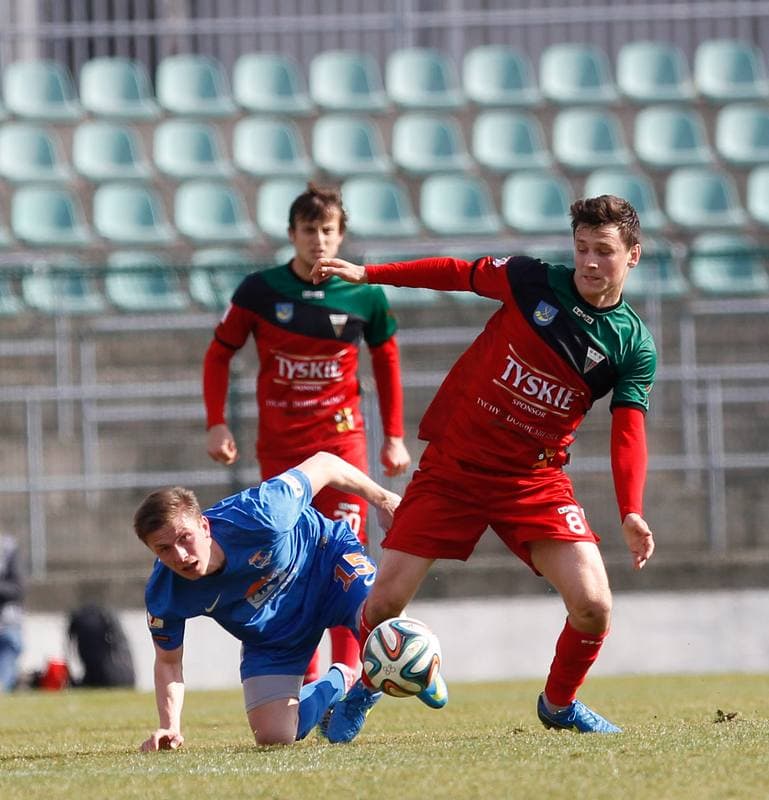 Football. I Liga. GKS Tychy - Termalica Bruk-Bet Nieciecza. 28.03.2015
