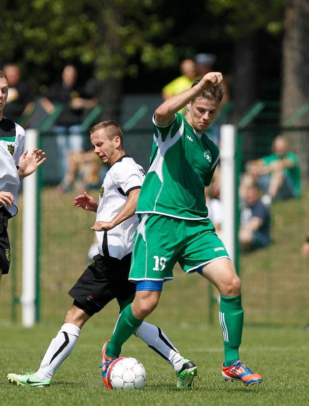 Football. III Liga Opolsko - Slaska. Grunwald Ruda Slaska - GKS Jastrzebie. 09.08.2014