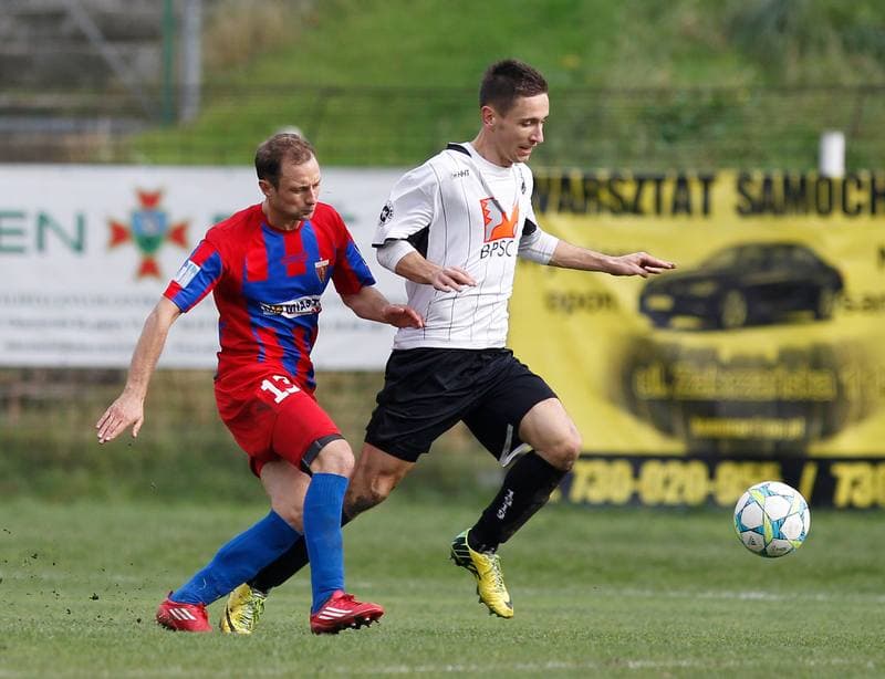 Football. III Liga Slaskopolska. Szombierki Bytom - Polonia Bytom. 25.10.2014