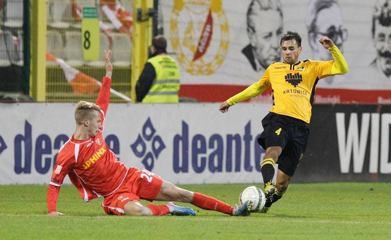 Football. I Liga. Widzew Lodz - GKS Katowice. 22.11.2014