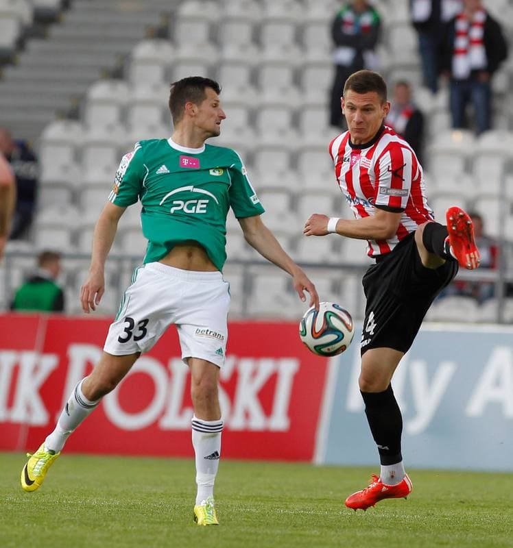 Football. T-Mobile Ekstraklasa. Cracovia Krakow - GKS Belchatow. 10.05.2015