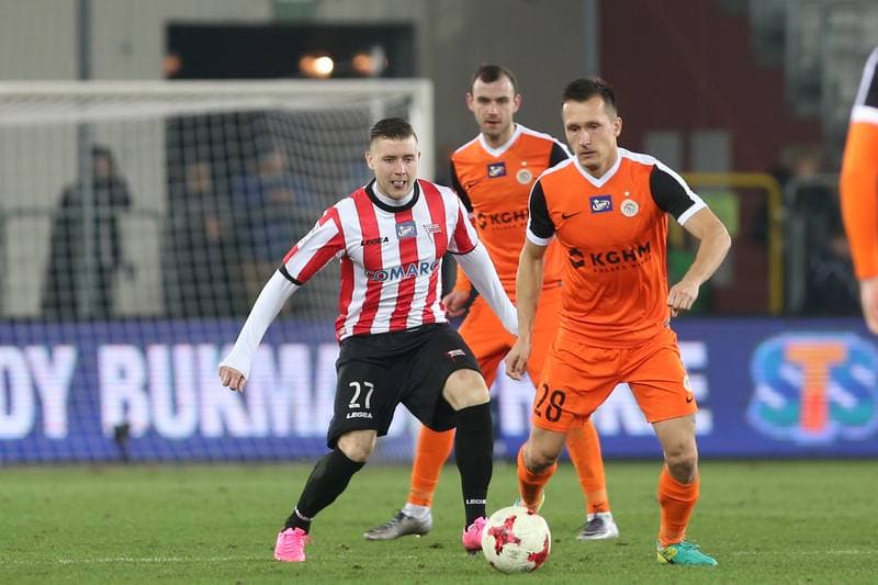 Football. Lotto Ekstraklasa. Cracovia Krakow - Zaglebie Lubin. 13.03.2017