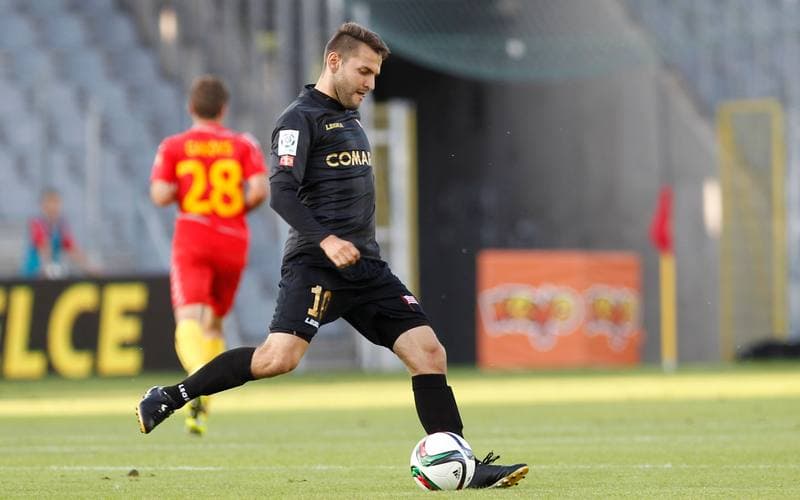 Football. PKO BP Ekstraklasa. Korona Kielce - Cracovia Krakow. 14.08.2015