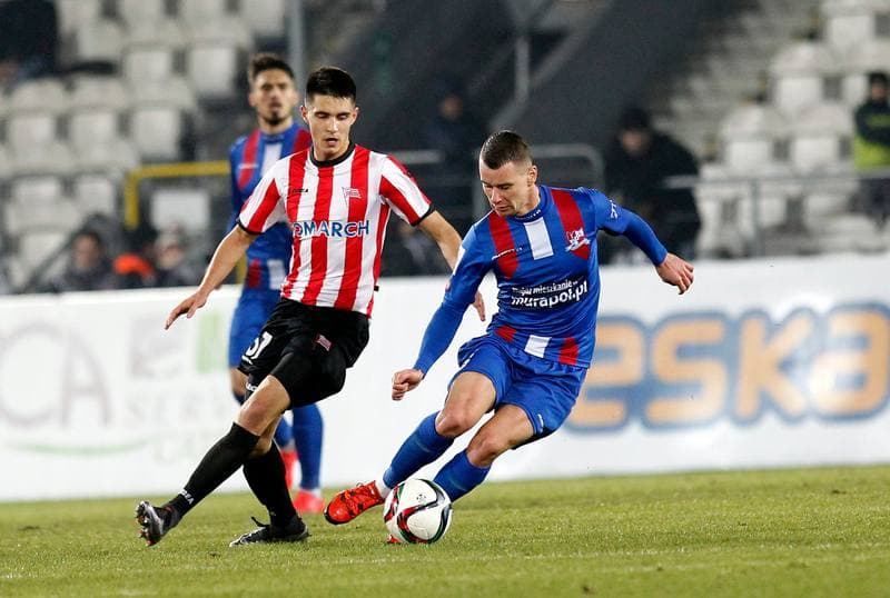 Football. PKO BP Ekstraklasa. Cracovia Krakow - Podbeskidzie Bielsko Biala. 02.12.2015
