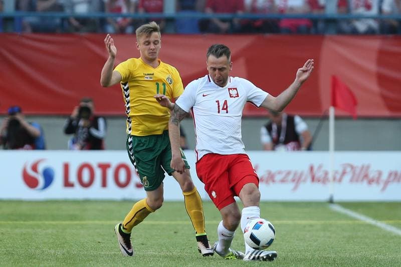 Football. International Friendly. Poland - Lithuania. 06.06.2016