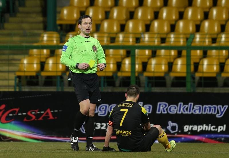 Football. I Liga. GKS Katowice - Pogon Siedlce. 19.03.2016