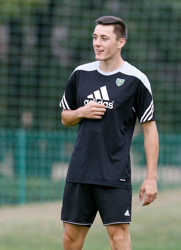 Football. GKS Katowice. Training. 19.01.2015