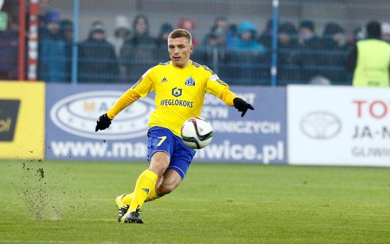 Football. PKO BP Ekstraklasa. Piast Gliwice - Ruch Chorzow. 27.11.2015