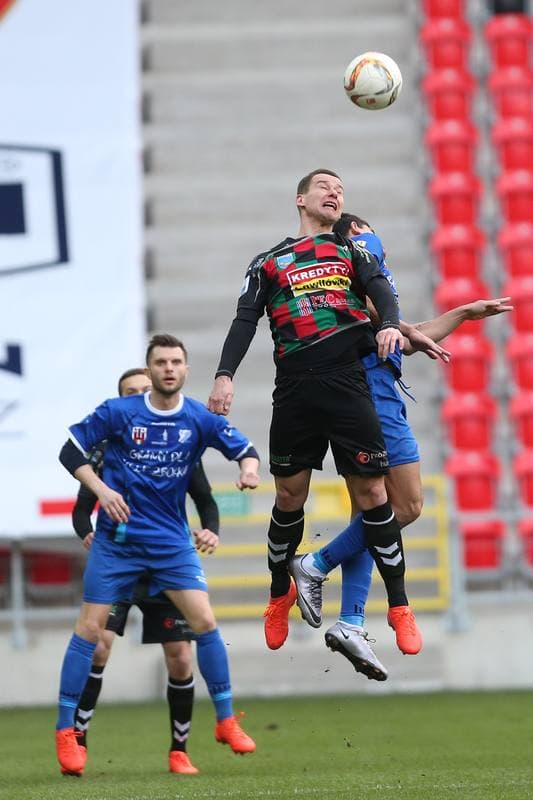 Football. Nice I Liga. GKS Tychy - MKS Kluczbork. 11.03.2017