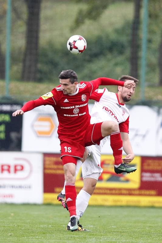 Football. Fortuna Narodni Liga. Fotbal Trinec - FK Pardubice. 21.10.2017
