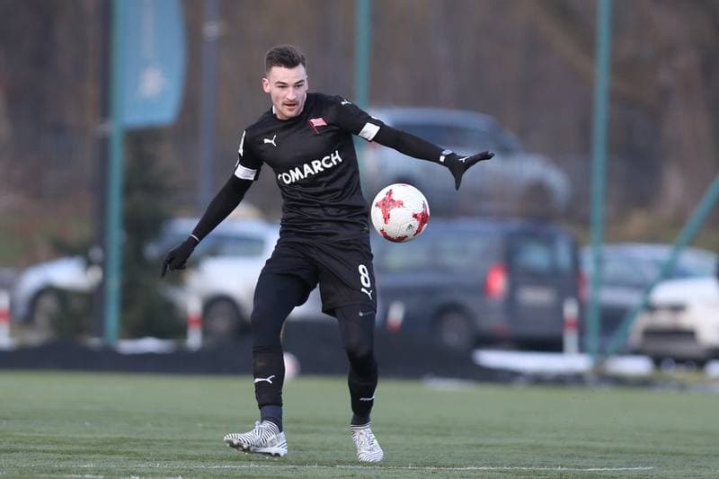 Football. Sparing. Zaglebie Sosnowiec - Cracovia Krakow. 17.01.2018