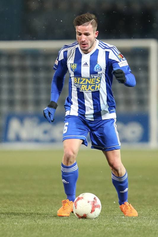 Football. Nice I Liga. Ruch Chorzow - Podbeskidzie Bielsko-Biala. 17.03.2018