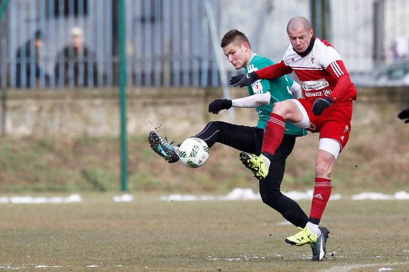 Football. Sparing. Gornik Zabrze - GKS Katowice. 05.02.2016