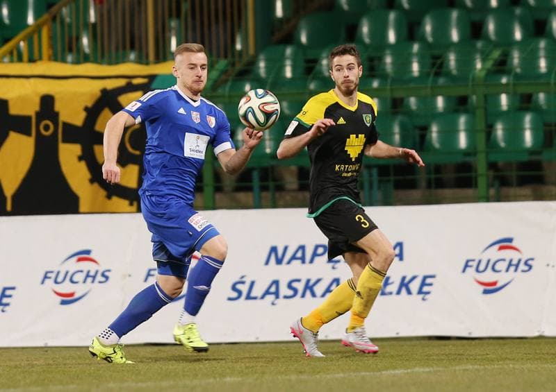 Football. I Liga. GKS Katowice - Pogon Siedlce. 19.03.2016