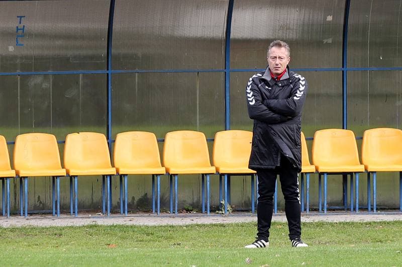Football. GKS Tychy. Training. 11.10.2017