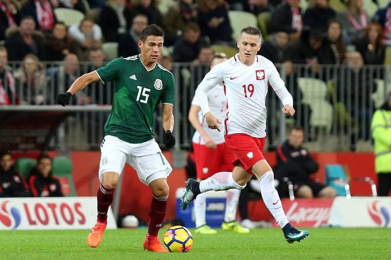Football. International Friendly. Poland - Mexico. 13.11.2017