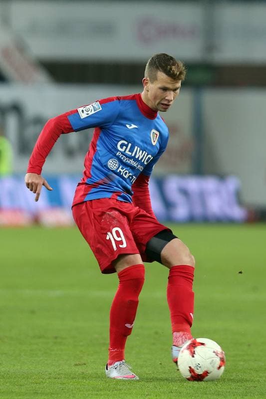 Football. Lotto Ekstraklasa. Piast Gliwice - Cracovia Krakow. 18.11.2017