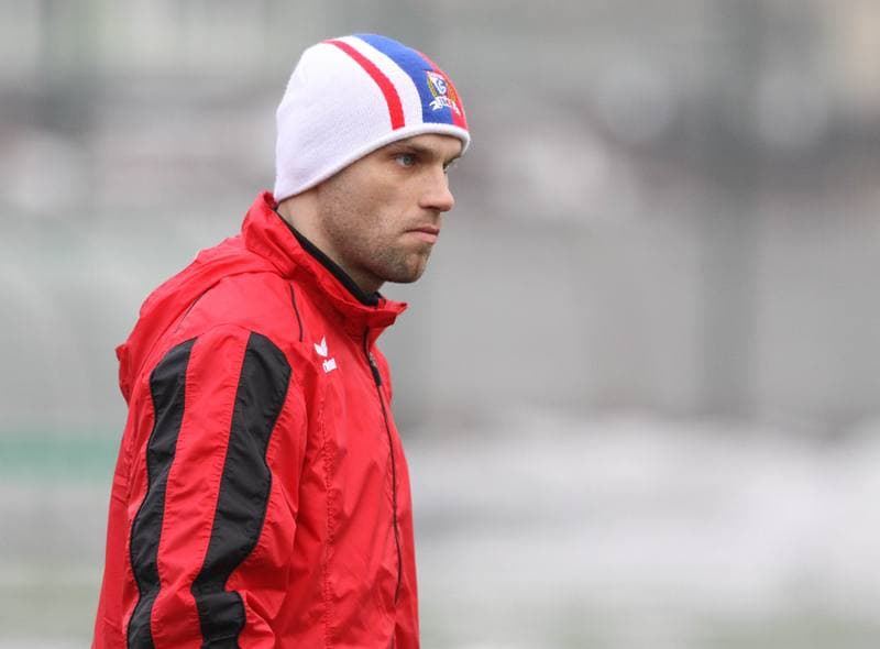 Football. Gornik Zabrze. Training. 11.01.2011