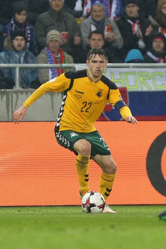 Football. World Cup Qualifiers. Slovakia - Lithuania. 11.11.2016