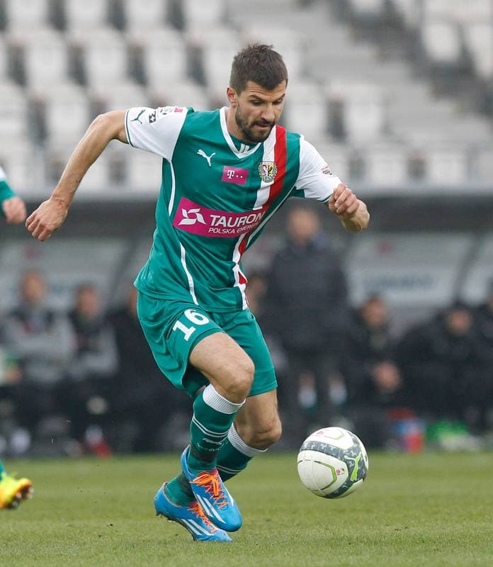 Football. T-Mobile Ekstraklasa. Cracovia Krakow - Slask Wroclaw. 02.03.2014