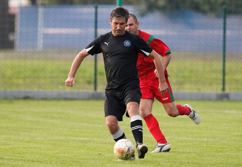 Football. Puchar Polski. Strazak Mikolow - Reprezentacja Slaska Oldboyow. 09.09.2014