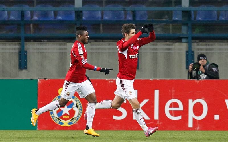 Football. T-Mobile Ekstraklasa. Wisla Krakow - Podbeskidzie Bielsko Biala. 24.10.2014