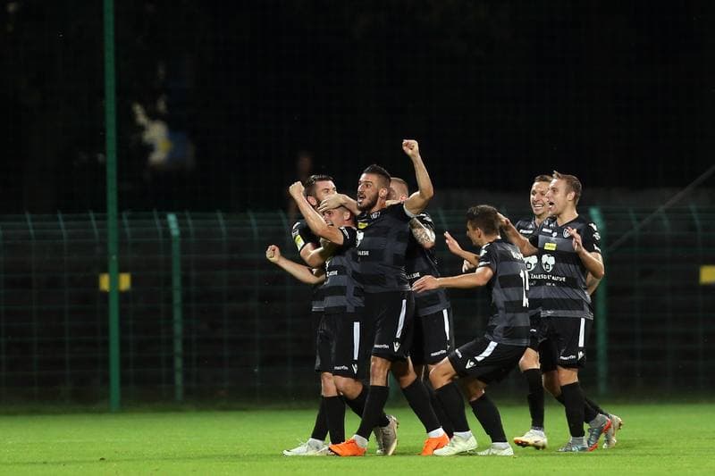 Football. Fortuna I Liga. GKS Katowice - Wigry Suwalki. 18.08.2018