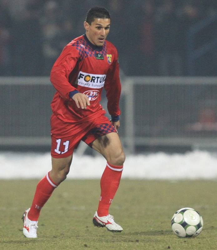 Football. Ekstraklasa. Odra Wodzislaw - Piast Gliwice. 12.03.2010