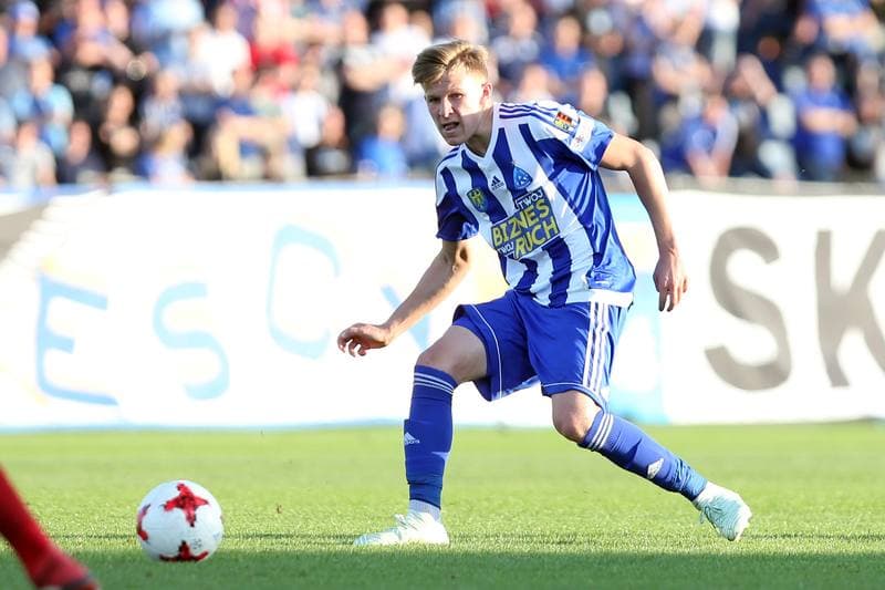 Football. Nice I Liga. Ruch Chorzow - Pogon Siedlce. 20.04.2018